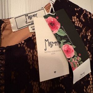 Long black and cream dress. Never worn